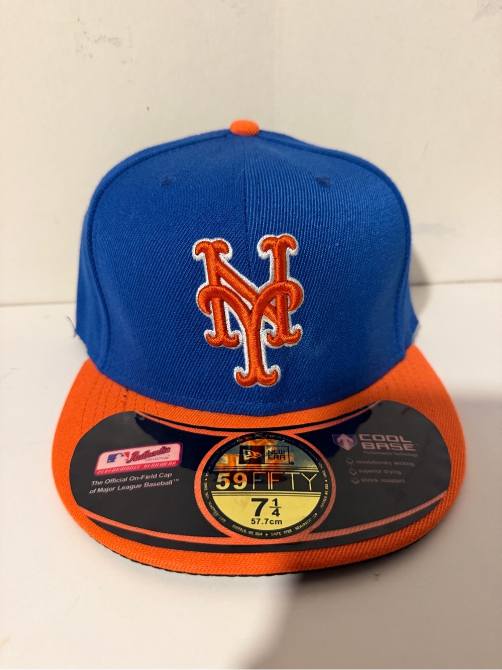 New Era Mets 59FIFTY Fitted Cap - Royal Blue & Orange